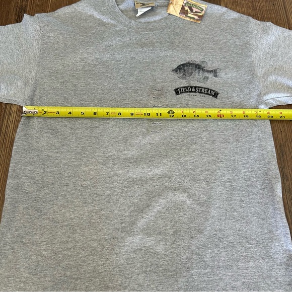 Field & Stream Bluegill T-Shirt Grey Medium - Picture 5 of 9
